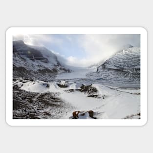 Athabasca Glacier, Jasper, Canada Sticker